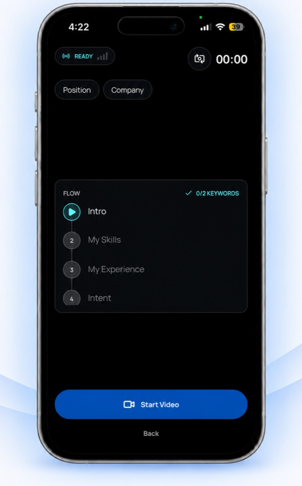 Eloquu — video recording with speaking prompts